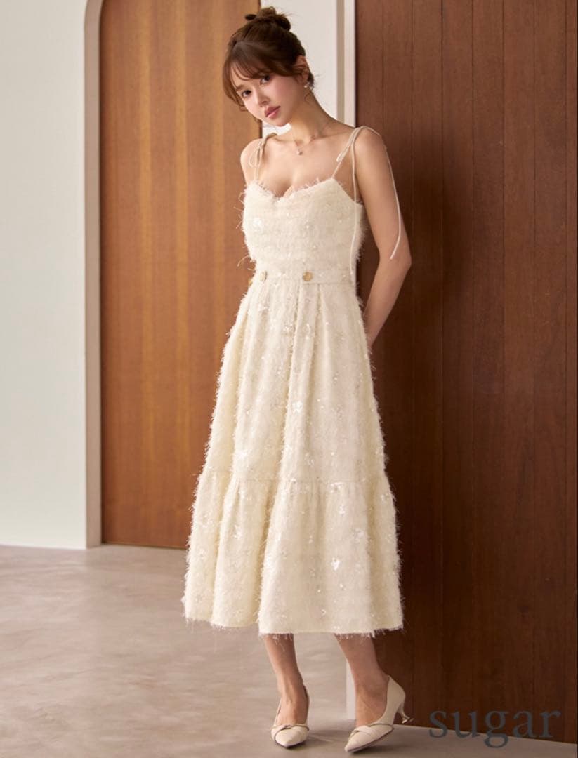 DEA./ディアローブドフルール☆フレアワンピース/☆ミディアムドレス