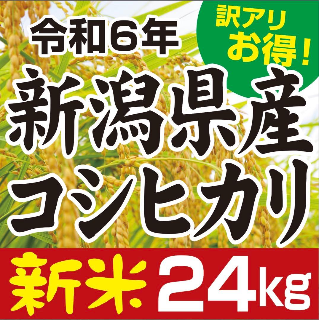 【24kg】 新潟産 コシヒカリ 中米 米