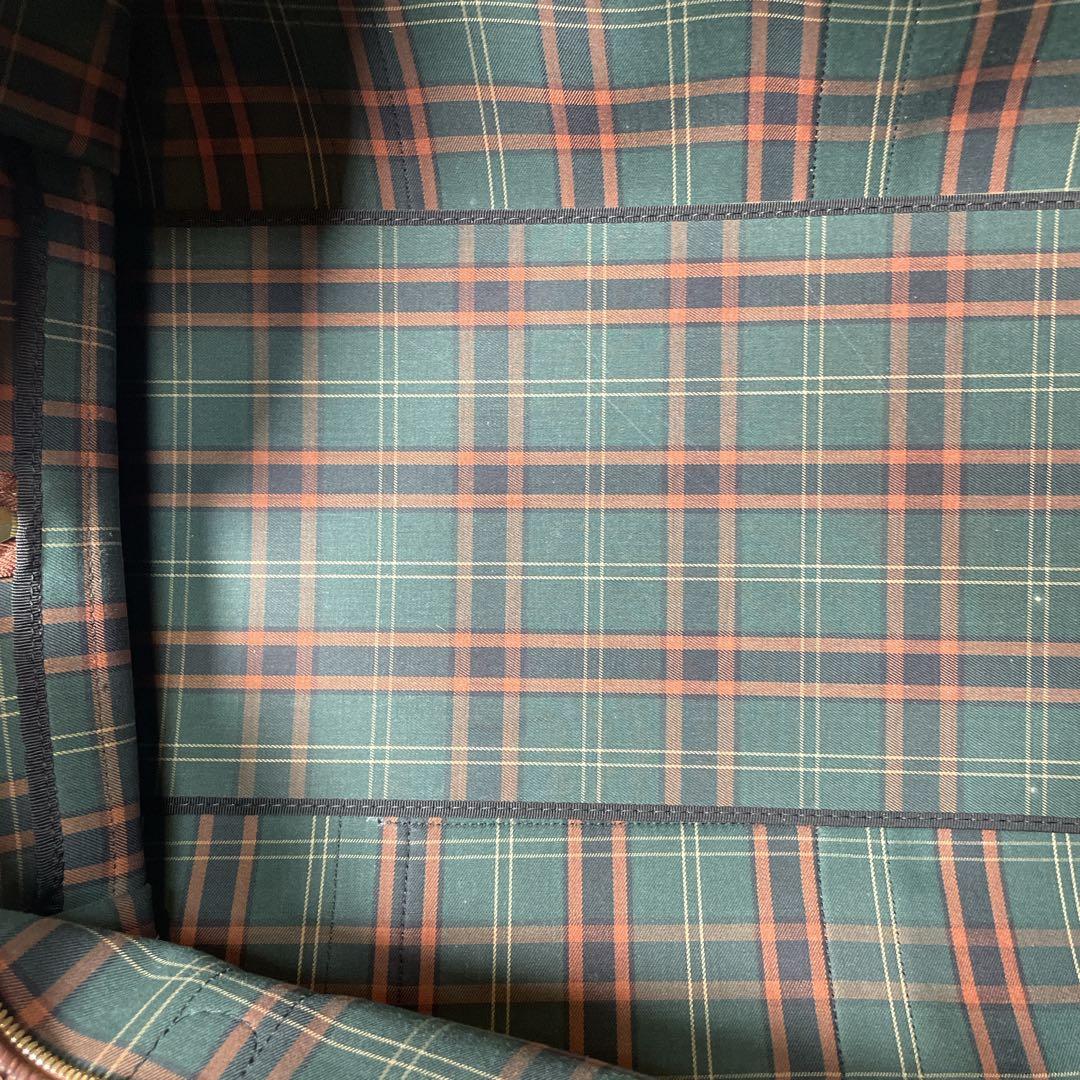 ほぼ未使用　ダンヒル　ボストンバッグ　レザー　ブラック　鍵付き