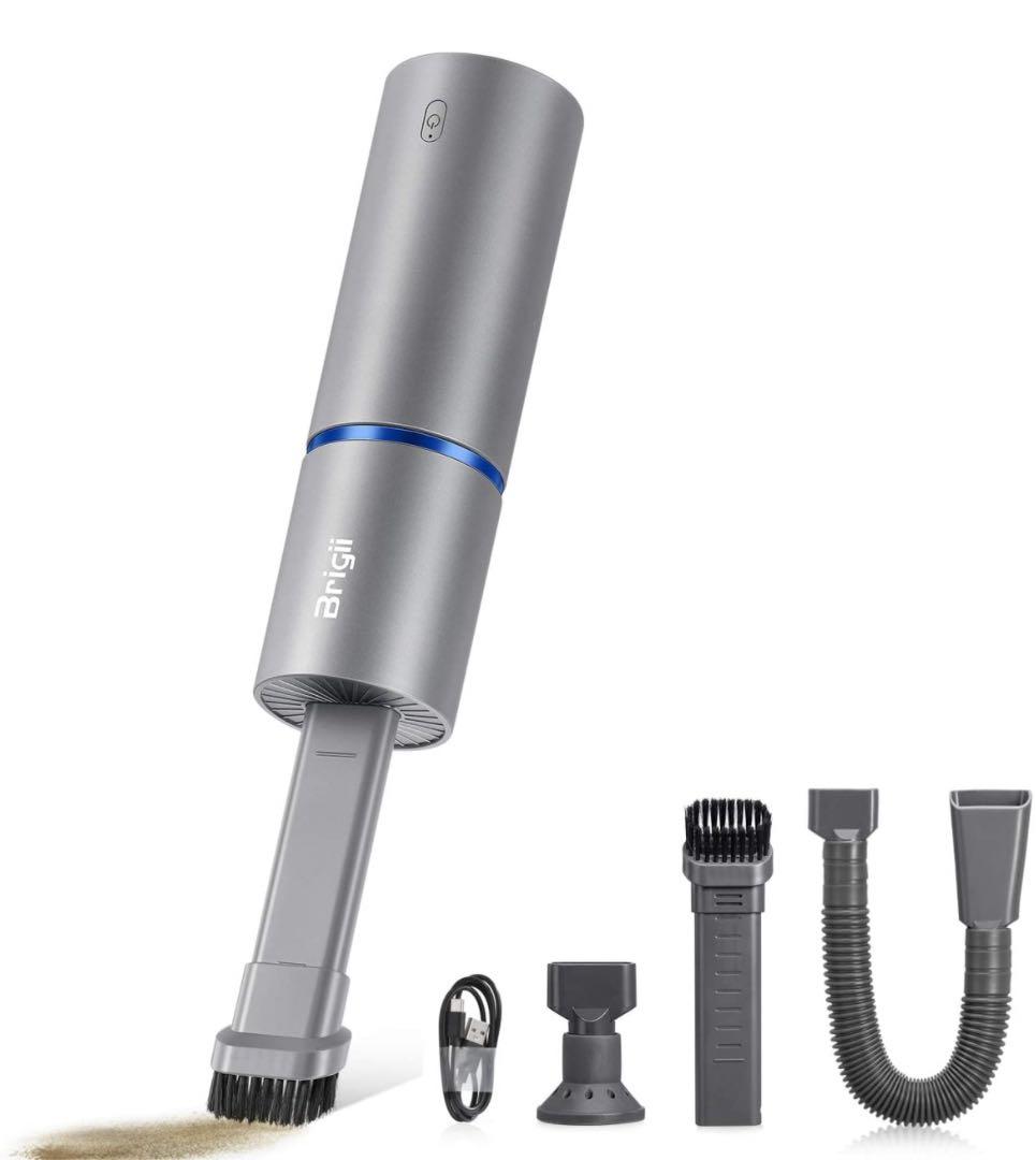 ミニ ハンディクリーナー, 小型掃除機とエアダスターと電動ポンプ 3in1多機能