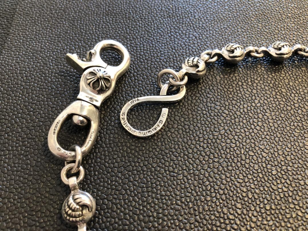 SV925 シルバー　ウォレットチェーン　ベアクロー　CH クリップ