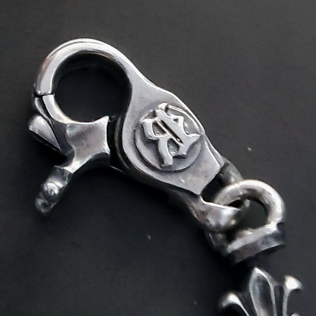 ワンオフカスタム キーチェーン Rebel他シルバー925パーツ連結済 クリップ