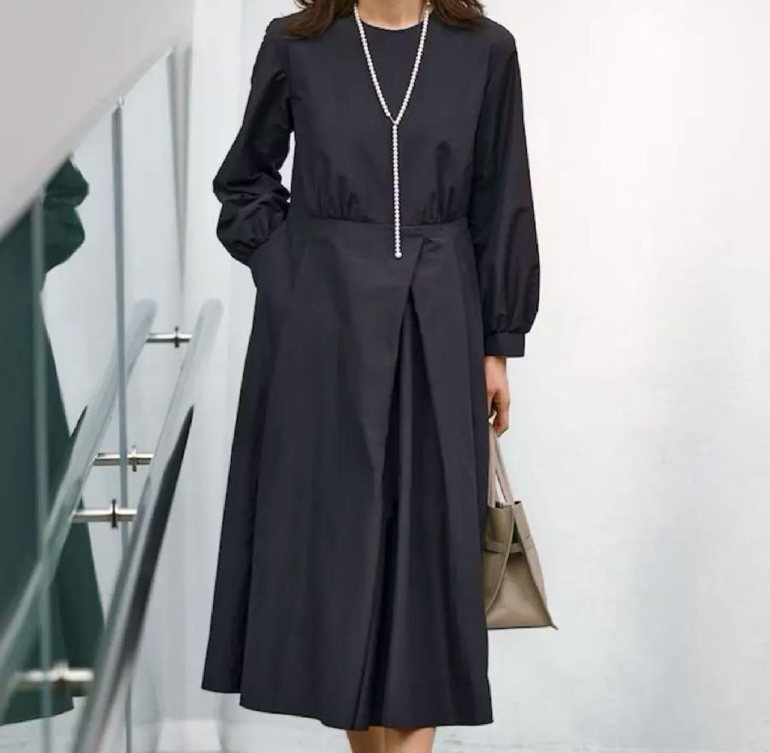 タグ付き　23区 【VERYコラボ】25SS ラスタークロスタックワンピース　S