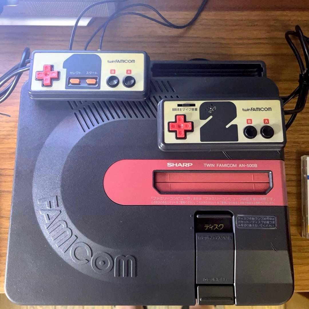 【レトロゲームセット】ツインファミコン&三菱電機 ブラウン管テレビ &チューナー