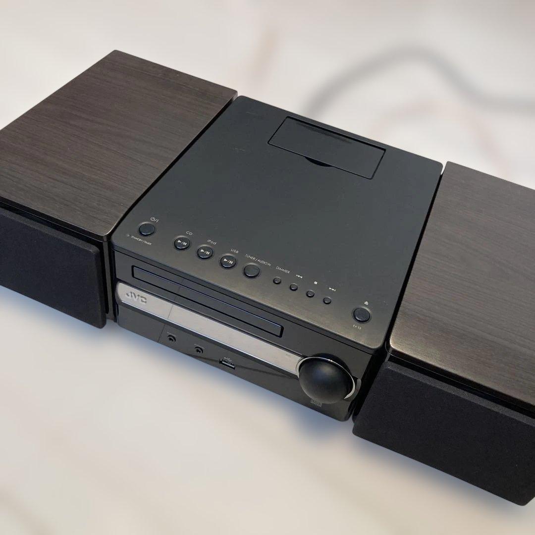 JVC ミニコンポ CDプレーヤー USB iPod接続