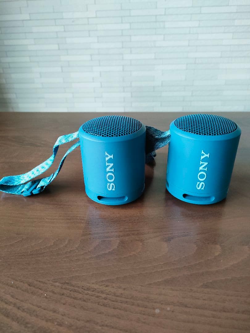ソニー ワイヤレスポータブルスピーカー SRS-XB13 ライトブルー 2個