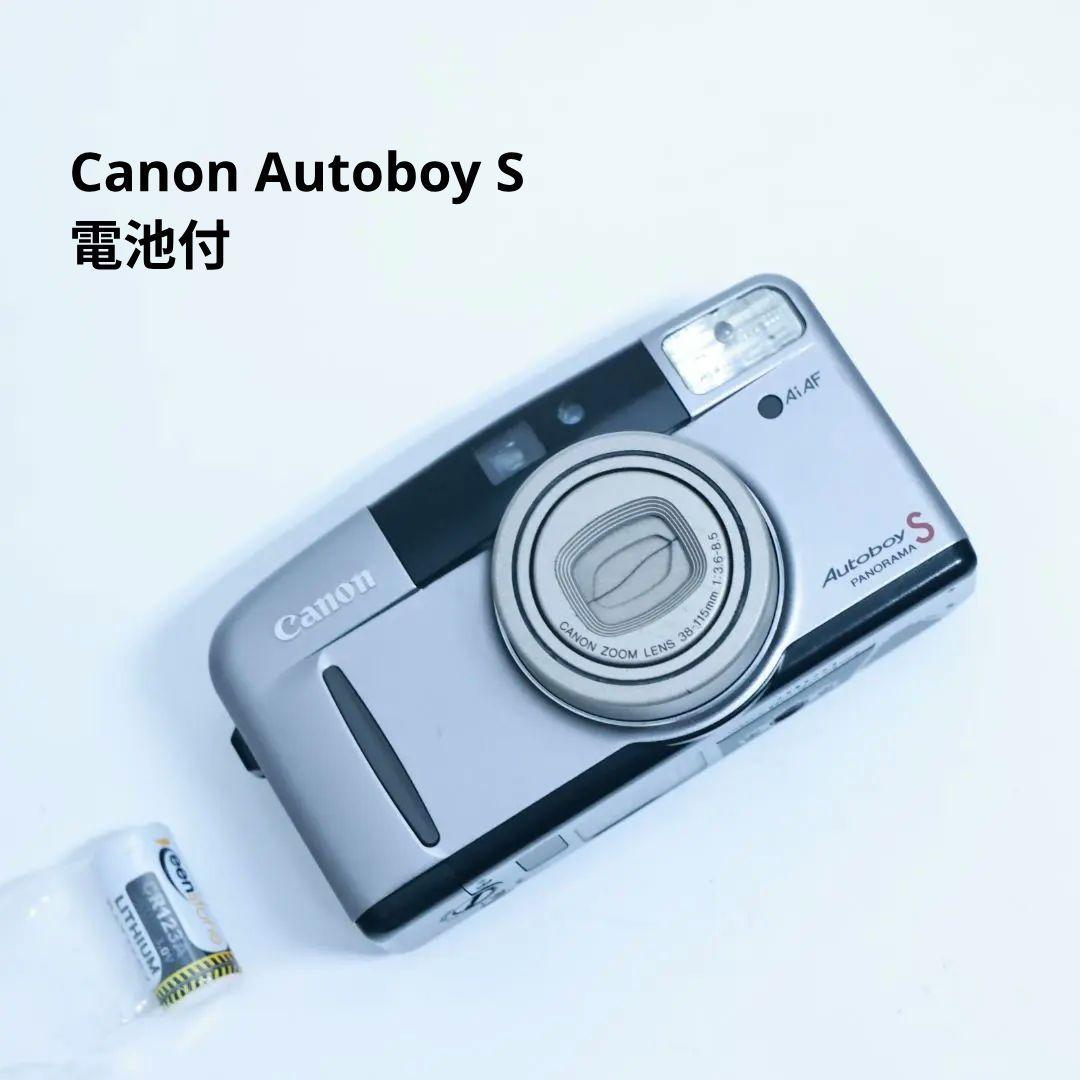 フィルムカメラ Canon Autoboy S 電池付き