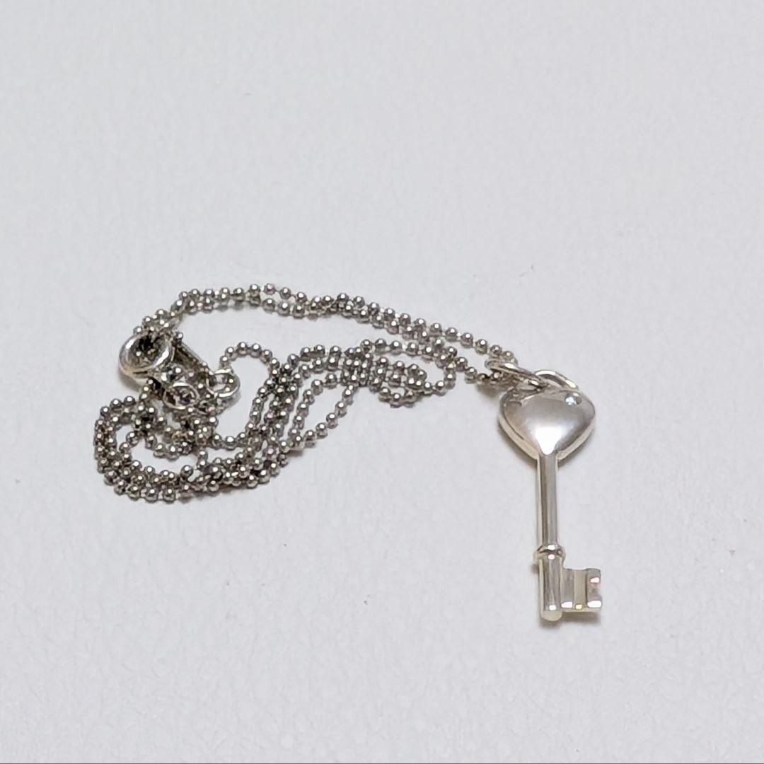 《お値下げ》ティファニー ハートキー 1P ダイヤモンド ネックレス 925