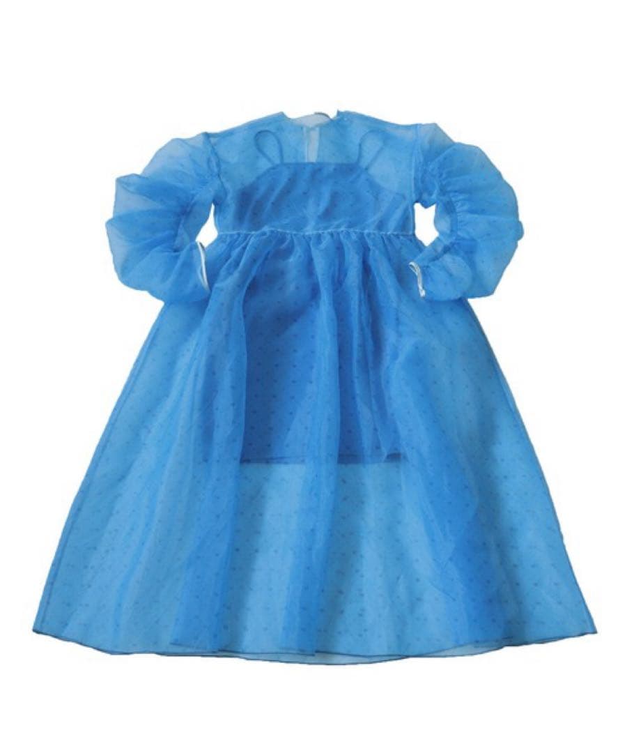 ownth青のチュールロングワンピース