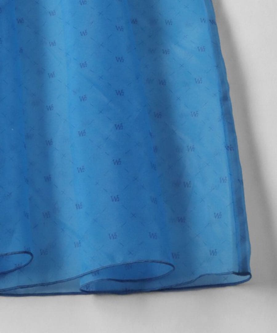 ownth青のチュールロングワンピース