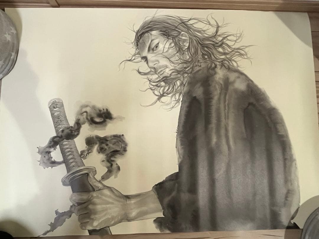 【希少・美品】バガボンド 井上雄彦 最後のマンガ展 限定ポスターB1 箱付き