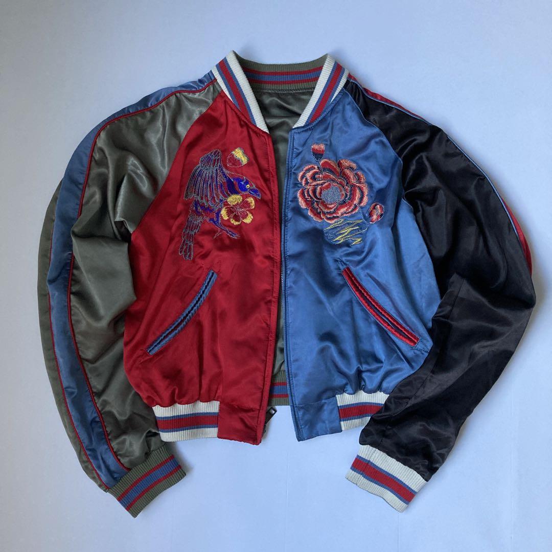 DIESEL ディーゼル スカジャン リバーシブル 刺繍 レディースMサイズ