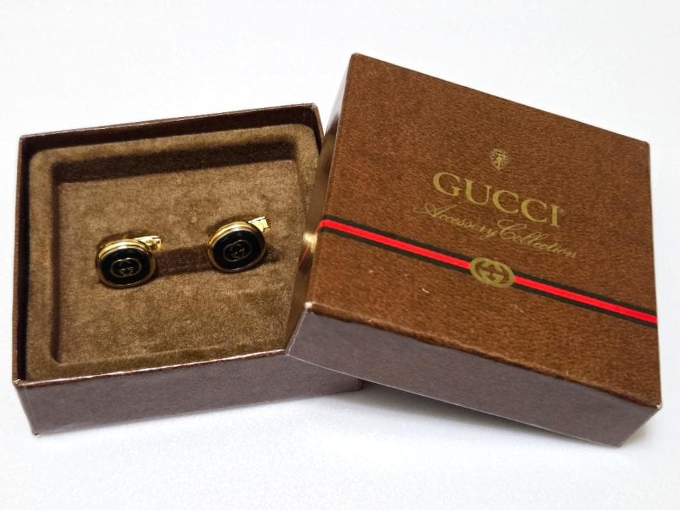 GUCCIグッチ インターロッキングG　ヴィンテージカフス　箱付き　43101