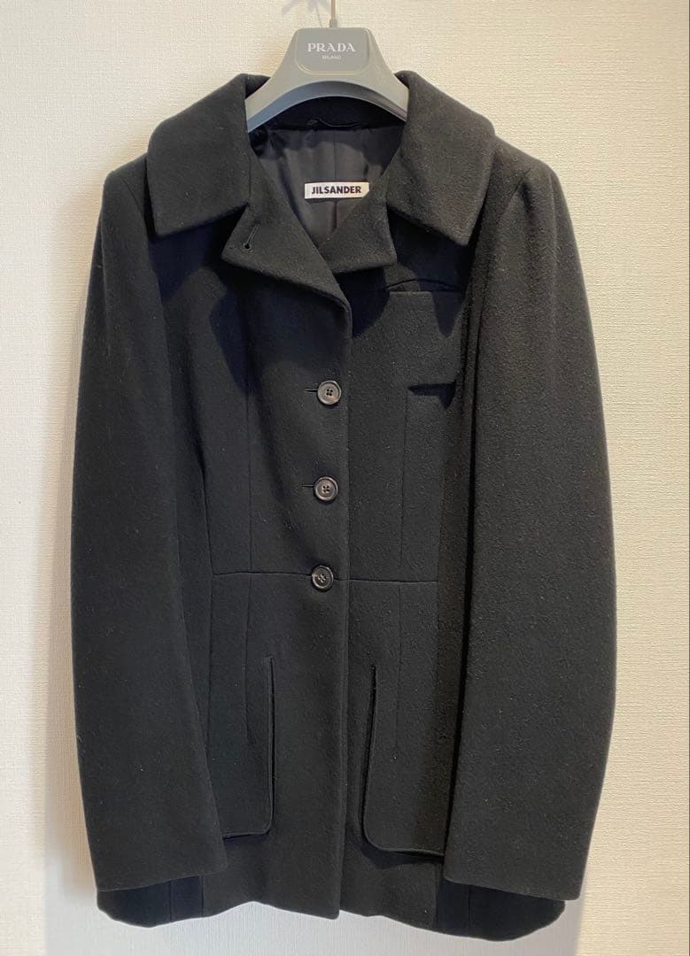 ジルサンダー　コート　黒