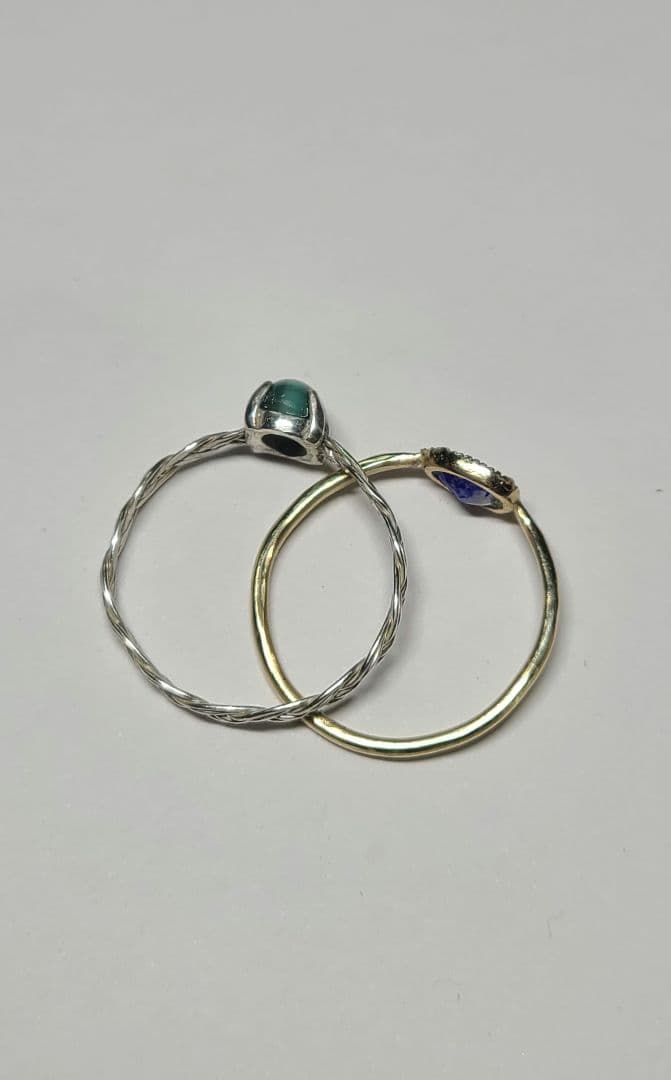 りり★トルマリンキャツアイ、ラズライトインソーダライト★リングオーダー