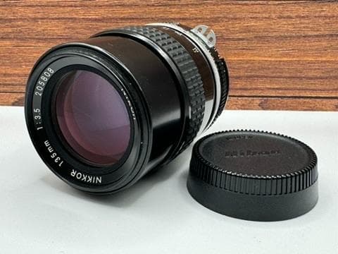 【美品・光学良好】NIKKOR-Q 135mm F3.5 ニコンF用