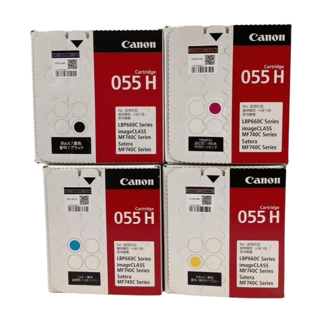 【4色セット】Canon CRG-055H トナーカートリッジ 純正品・未開封