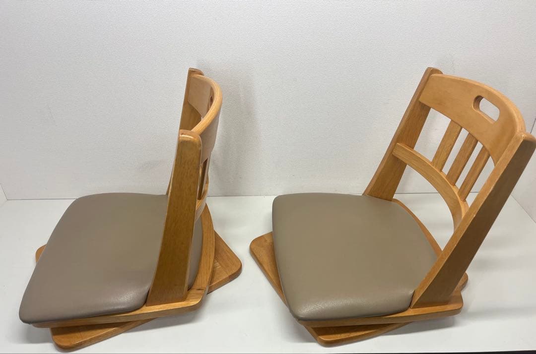 ニトリ NITORI 回転座椅子 座椅子 2脚セット こたつ椅子