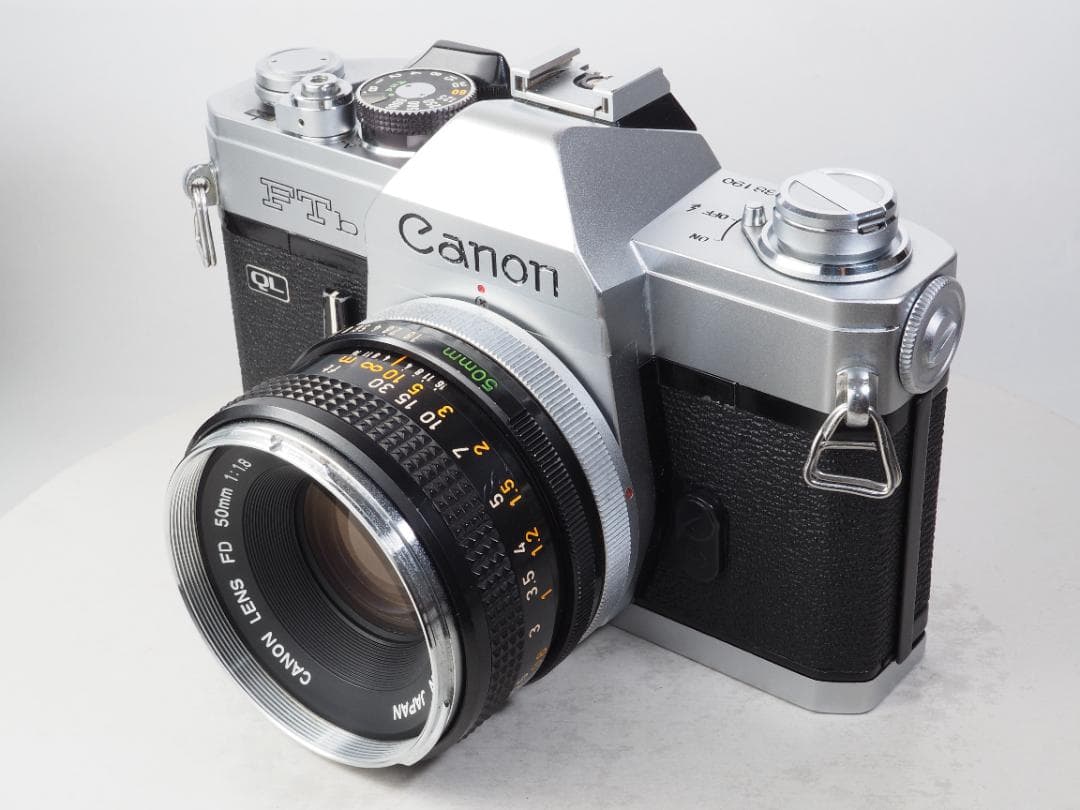 キャノンCanon FTb-N シルバー & FD 50mm F1.8 .#24