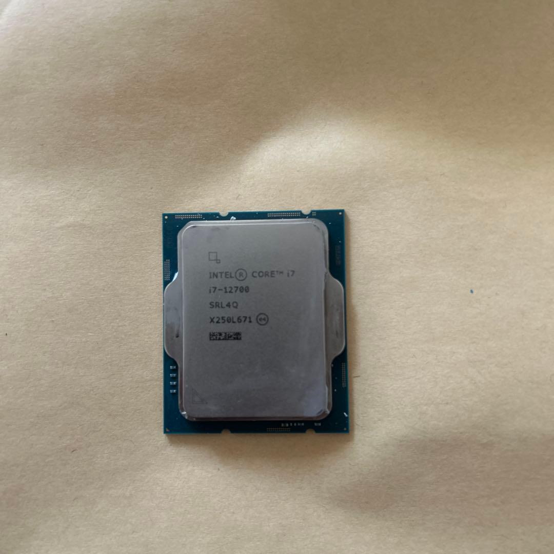 値下【動作品取出】Intel Corei7 12700 中古