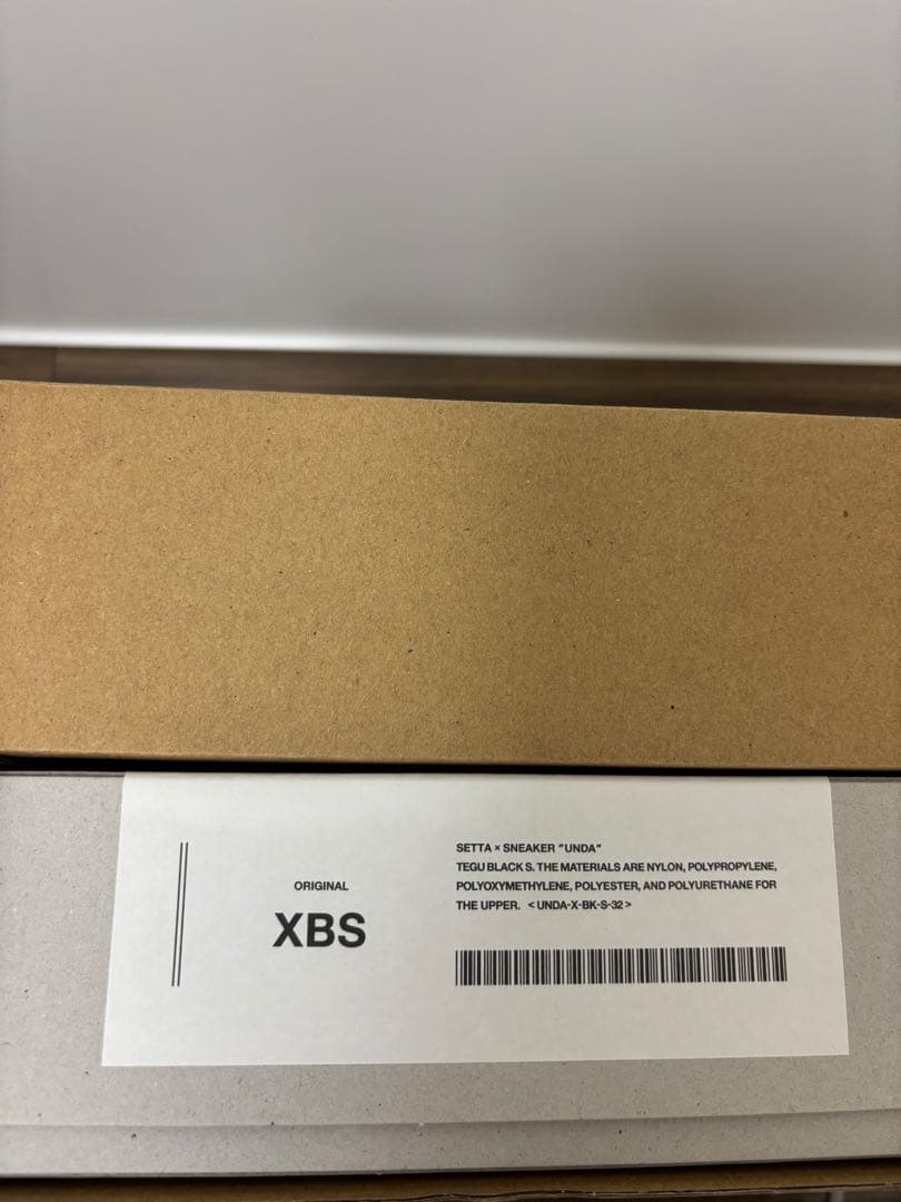 SETTA x SNEAKER \"unda TEGU\" ブラック 25SS