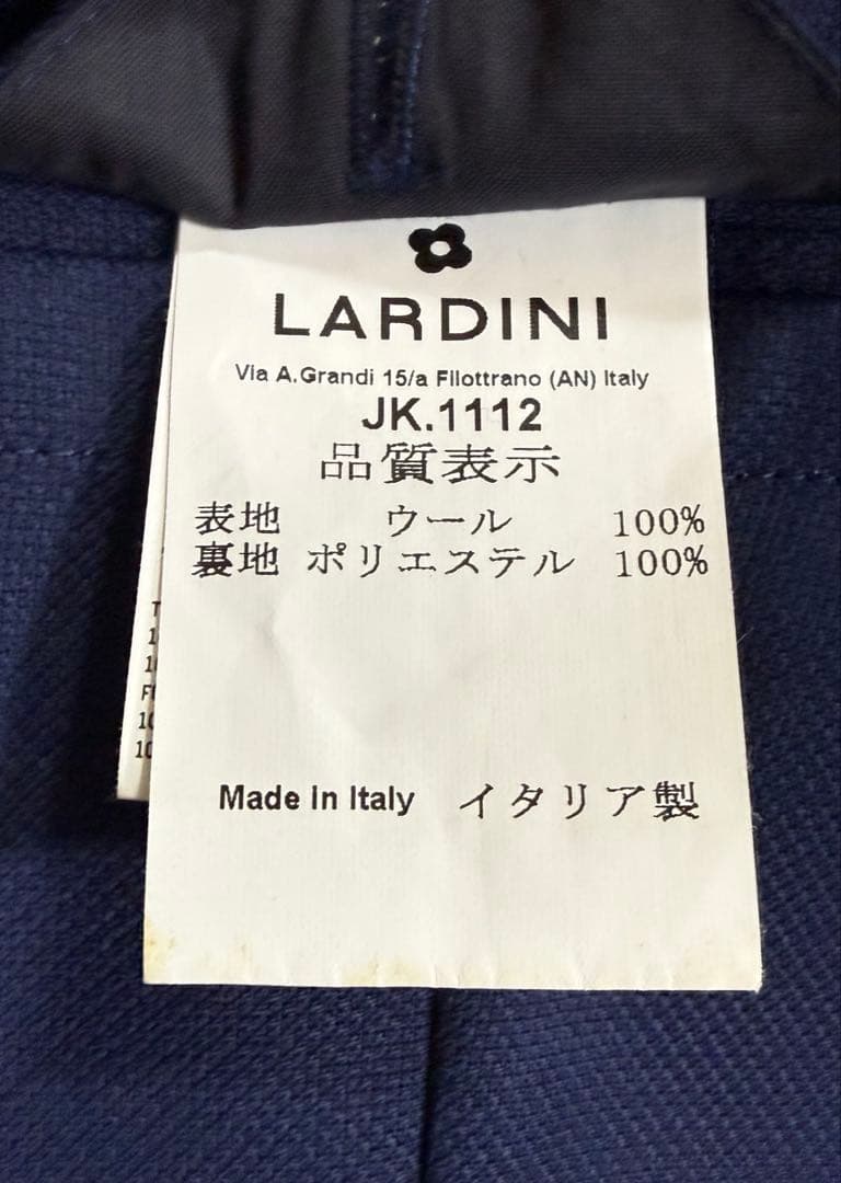 【美　】ラルディーニ ジャケット 50 ネイビー無地