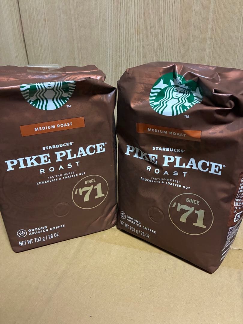 スターバックス パイクプレイスロースト (粉) 793g 4袋