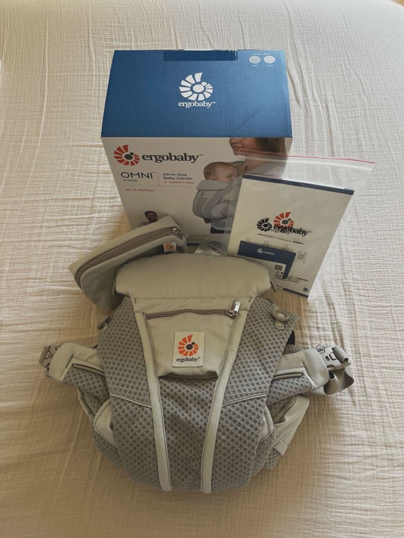 エルゴベビー オムニブリーズ パールグレー　抱っこ紐