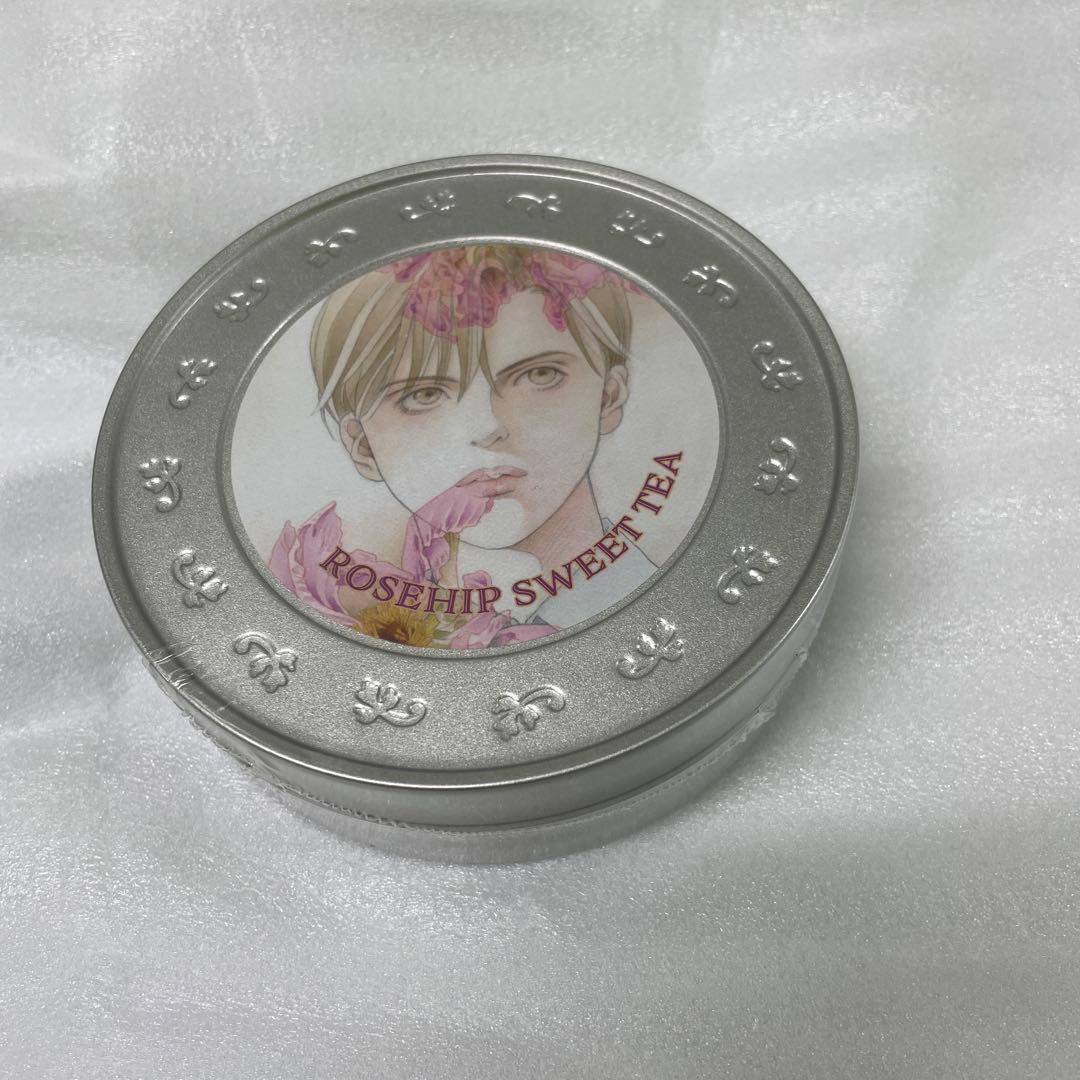 清水玲子原画展　ローズヒップスイートティー缶