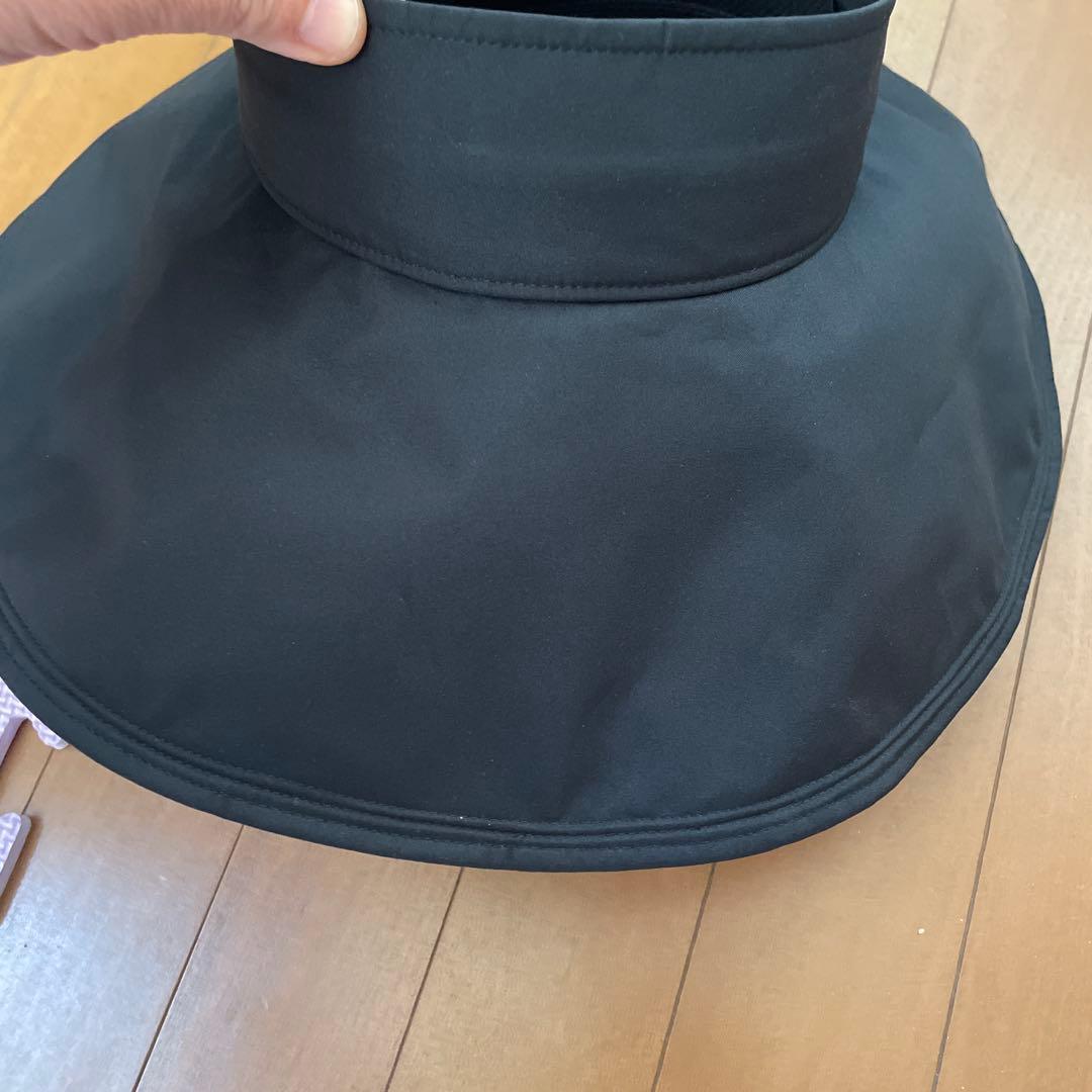 今日だけ値下 サンバリア１００ サンバイザー 帽子 ハット つば広 完全遮光