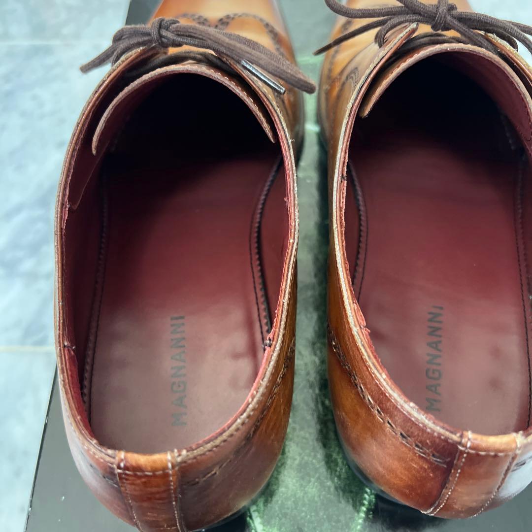 MAGNANNI ブラウン ドレスシューズ 41