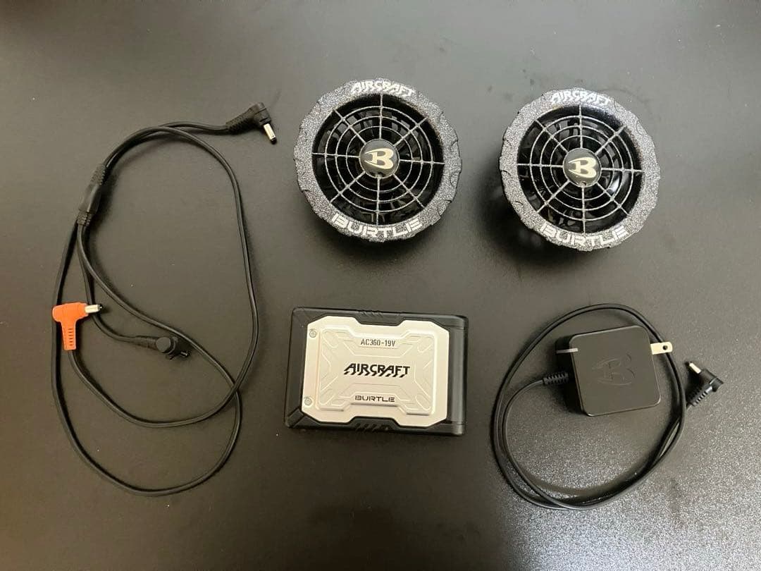 バートル　19V AC371 フルセット　アーバンブラック　動作確認済