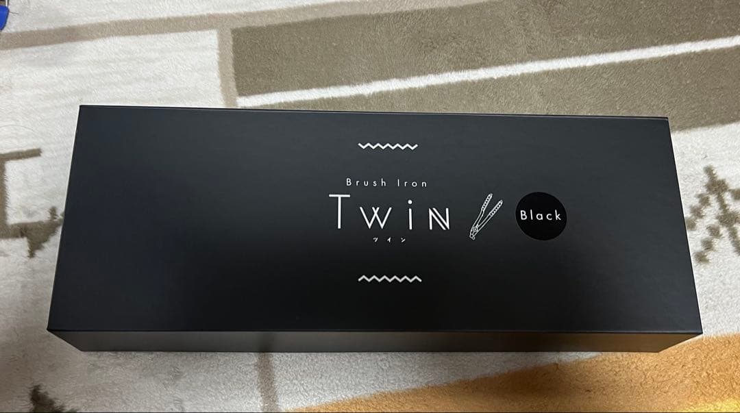 Twin ヘアアイロン ブラック
