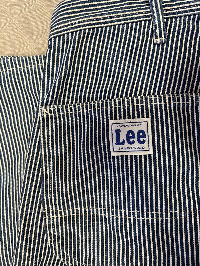 Lee ダンガリー ペインターパンツ ヒッコリー ストライプ メンズ L