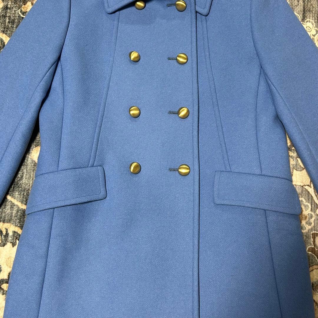 allureville ライトブルー ピーコート　Lサイズ