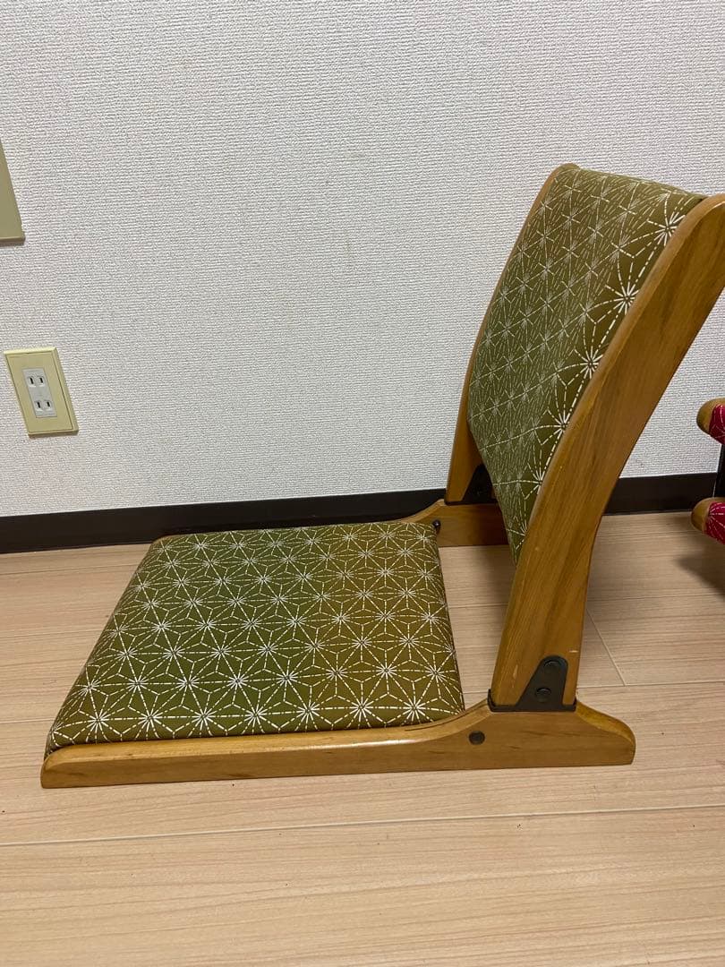 3点セット　光製作所 座椅子 3点 おまとめ 赤　緑