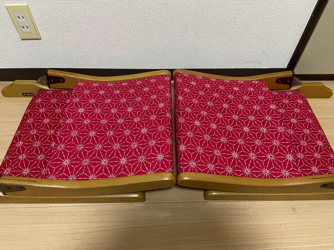 3点セット　光製作所 座椅子 3点 おまとめ 赤　緑