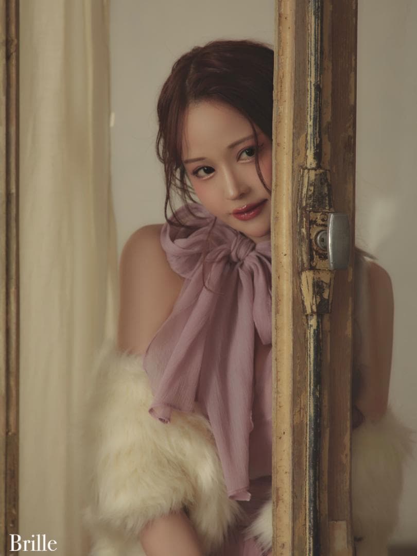 【新品】 ブリエ ローブドフルール ミニドレス brille3791 PKS