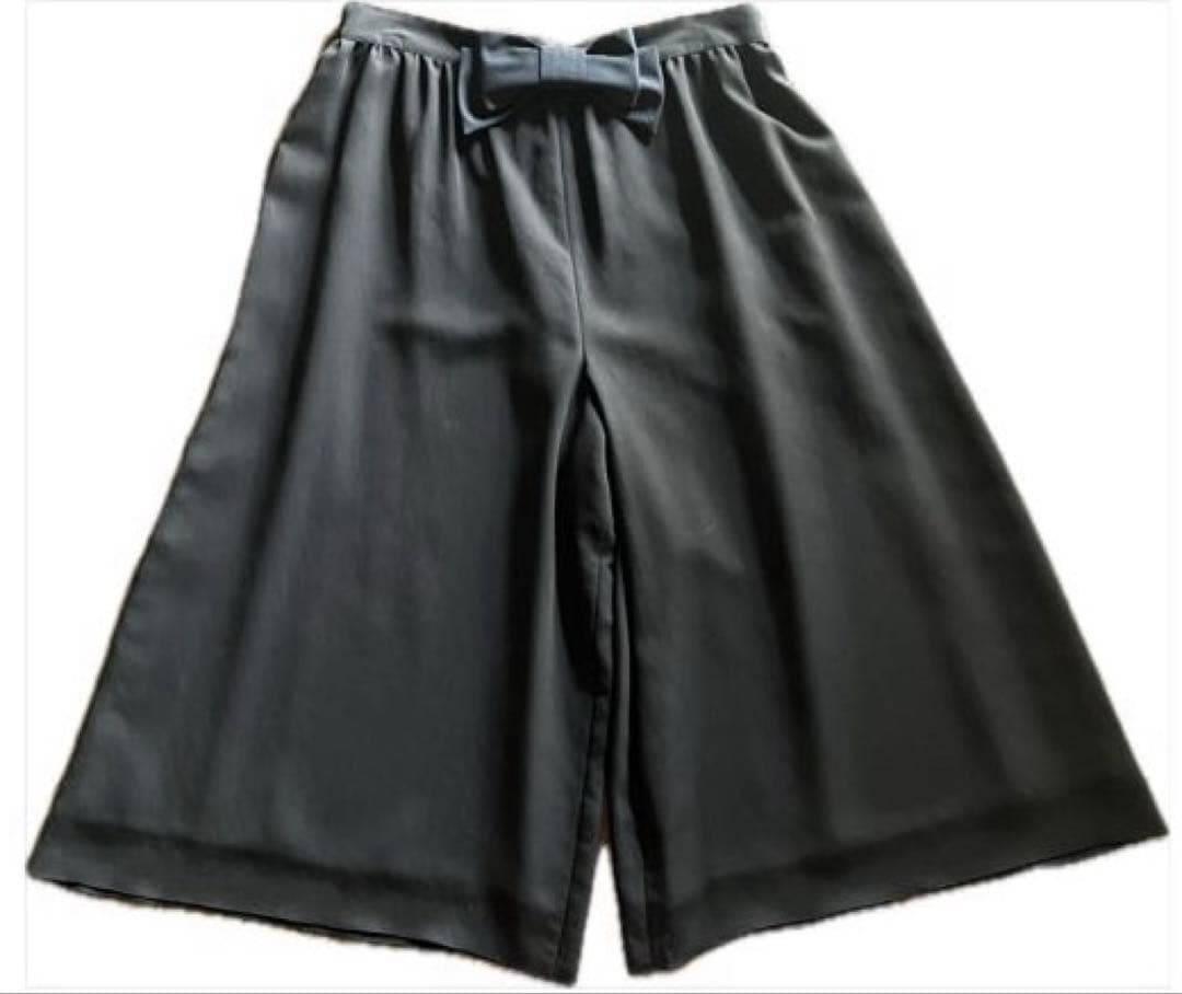 M’S GRACY 【新品未使用】ブラック ガウチョパンツ 40