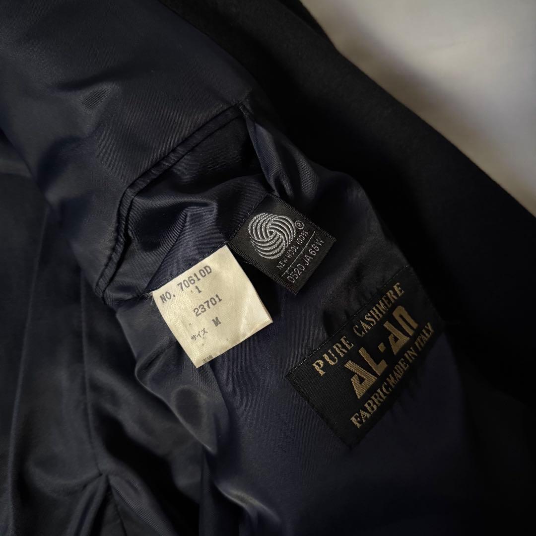 希少 00s old カシミア ブラック ダブル テーラードジャケット
