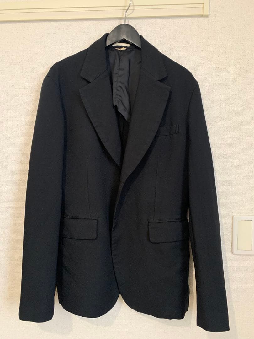 コムデギャルソンオムプリュス テーラードジャケット フック サイズM ポリ縮