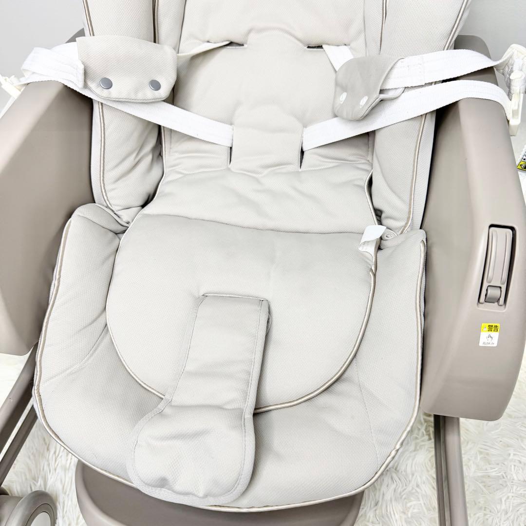 極美品 Aprica ユラリズム スマートプレミアム ウィズラブ ハイローチェア