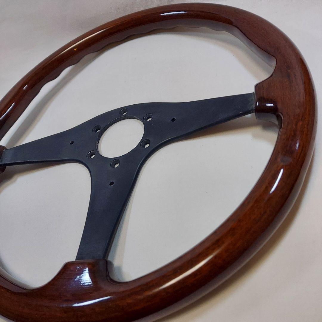 momo ウッド ステアリングホイール 3スポーク 36Φ