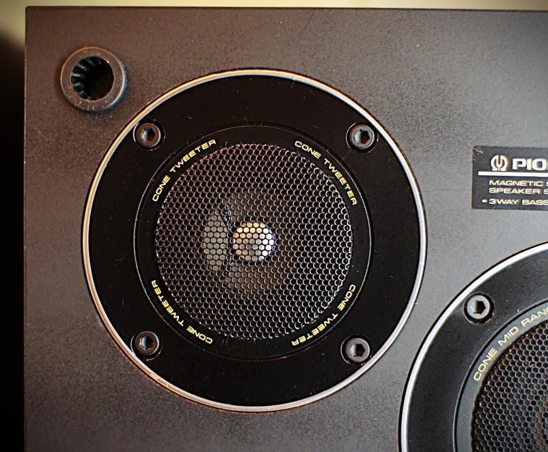 【極美品】Pioneerスピーカー S-X707V ブラック調 整備良品