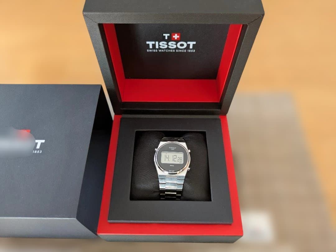 【美品】TISSOT ティソ PRX デジタル 35mm ブラック スイス製
