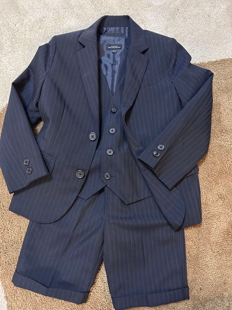 GREEN LABEL RELAXING ストライプスーツ