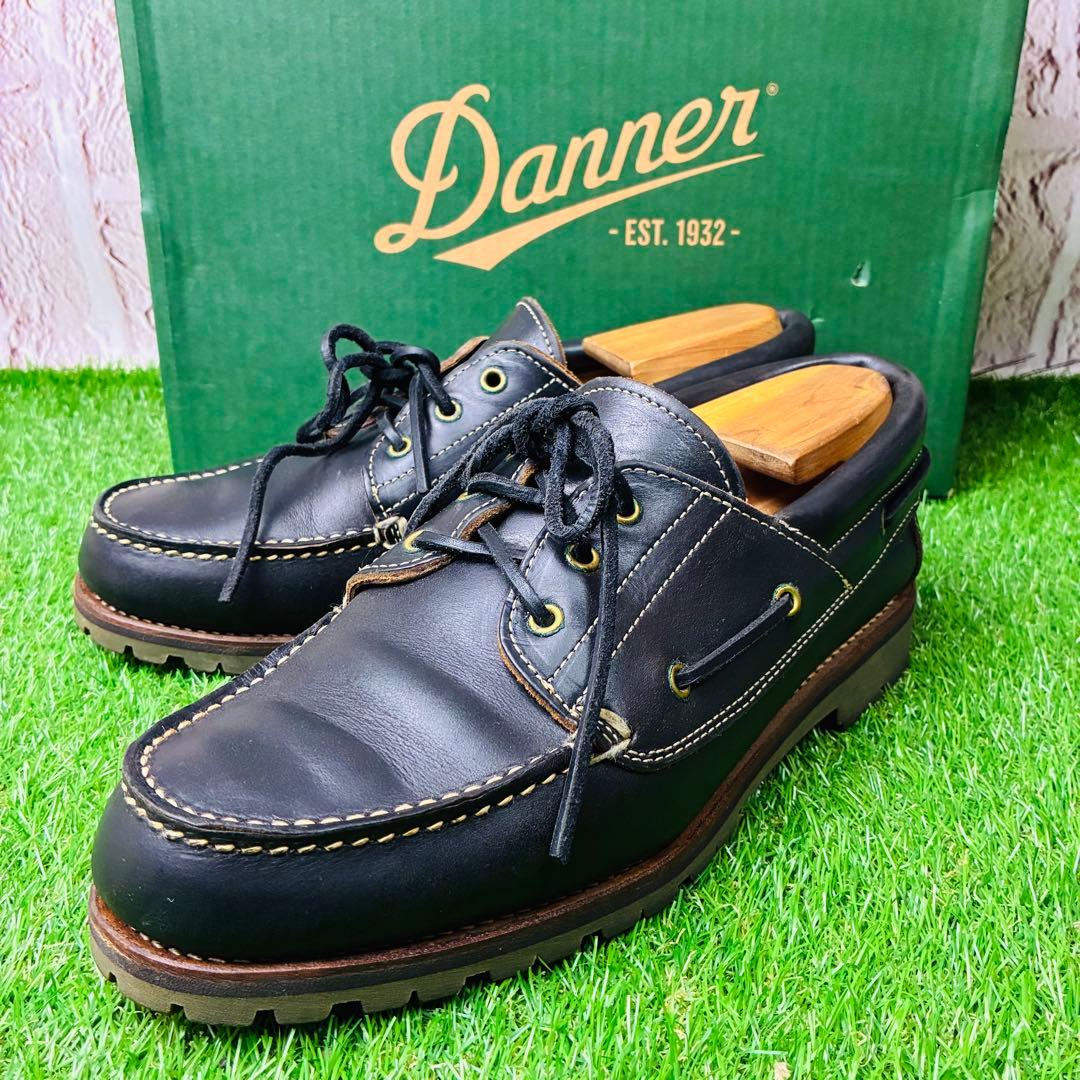 【極美品】danner 3eye デッキシューズ 厚底 本革 8½(26.5)