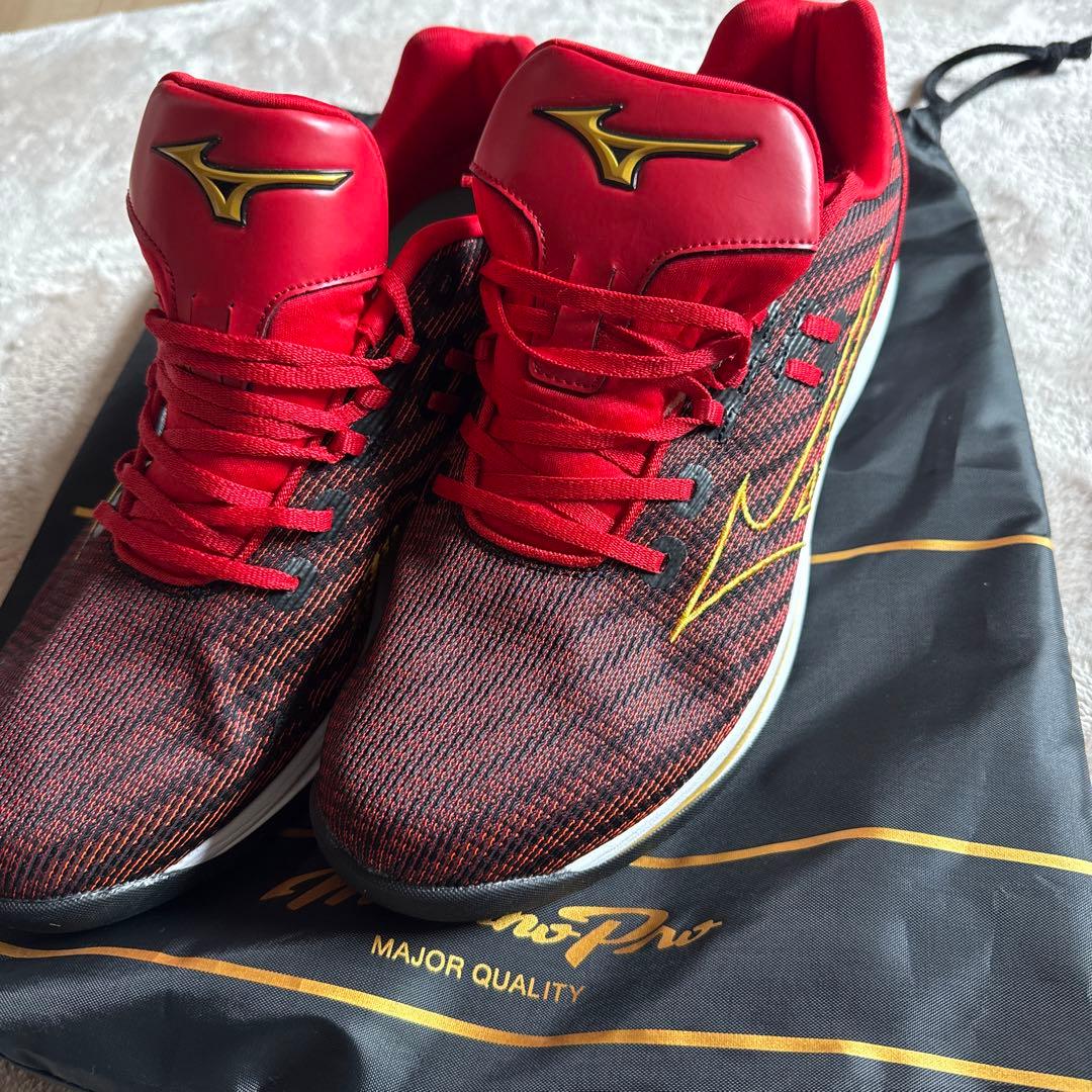 Mizuno トレーニングシューズ レッド/ブラック