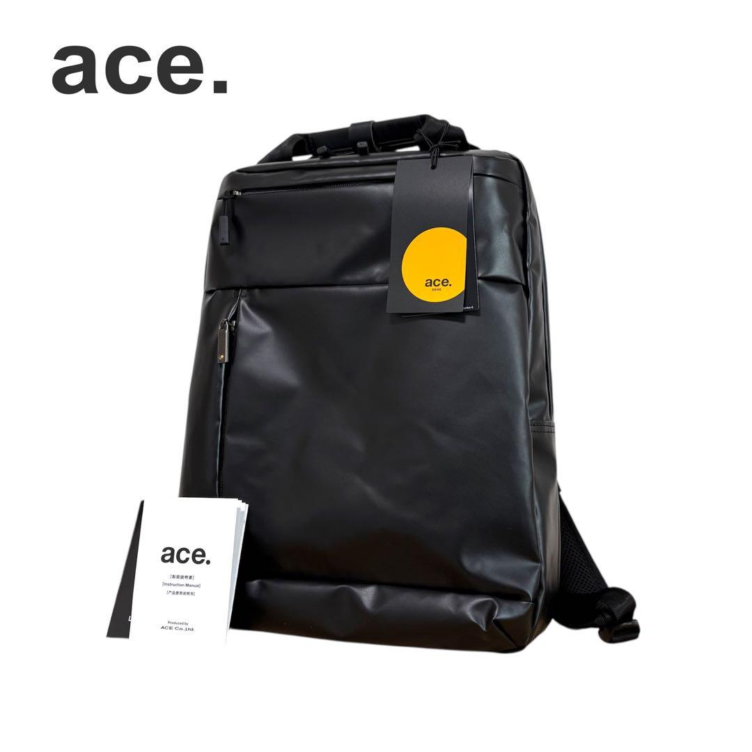 未使用　ace.　エース　ホバーコート　A4　ビジネスリュック　バックパック　黒