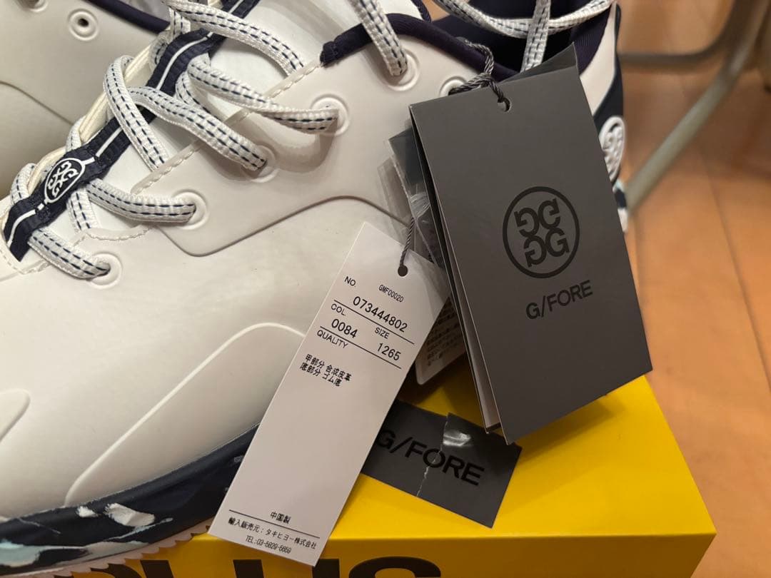 G/FOREジーフォアMG+PLUS ゴルフシューズ ホワイト　値下げ交渉可能